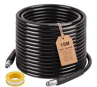 15m High Pressure Hose for Bosch Pressure Washers Universal Aquatak AQT | Reinforced Hose for Bosch UniversalAquatak 125/130/135, AQT 33-10, AQT 33-11, AQT 35-12, AQT 37-13, AQT 40-13, AQT 42-13