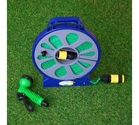 15m Lay-Flat Garden Hose Pipe with Storage Cassette - Samuel Alexander | TJ Hughes
