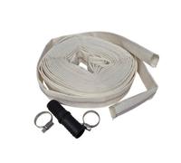 15M Lay Flat Hose 1" Kit B Lay Flat Hose Set With 2 Hose Clips And Repair Joiner 8 Bar Working Pressure