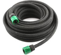 15m Porous Soaker Garden Hose Pipe Comes with Connectors Drip Water Hose Easy to Use Plant Watering Device Irrigation Hosepipes Automatic Gardening Hedge Lawn Irrigator System UK