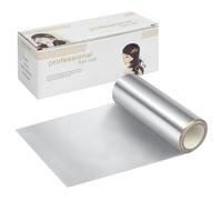 15M Professional Silver Hair Foil Roll - 1Pack Aluminum Hair Foil Silver Hairdressing Foil for Highlighting, Balayage, Hair Coloring & Bleaching - Easy Tear for Stylists Salon Modeling Tool (15cm)