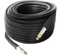 15M Replacement Pressure Washer Hose Compatible with Kärcher K Series Pressure Washers K2 K3 K4 K5 K6 K7, Click Type Plug Quick Connector, Garden Extension Hose Spare Parts Accessories