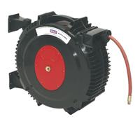 15m Retractable 10mm Air Hose - Impact Resistant Reel - 3/8" BSP Inlet - Rubber