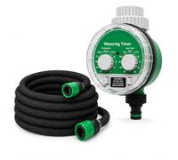 15m Soaker Hose with Automatic Water Timer Set for Gardens