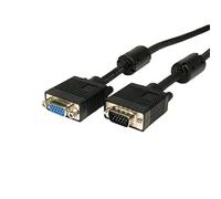 15m SVGA/VGA Monitor Extension Cable Male To Female Lead Triple Shielded 15pin