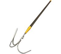 15M Telescoping Boat Hook Pole - Portable Carbon Docking Tool for Easy Boat Handling and Cargo Retrieval(26.2ft)