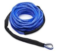 15m X 7mm Winch Synthetic Rope 13500LBs Heavy Duty Winch Tow Line Cable With Sheath For Off Road ATV UTV High Toughness