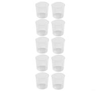 15ml/30ml Clear Plastic Measuring Cup, Transparent, Doublescale, 10pcs (30ml)