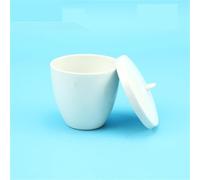 15mL Ceramic Urn with Inner Wall Lid Ceramic Porcelain Tableware Soil Lab Chemistry Equipment