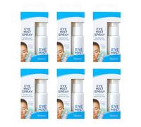 15ml Eye Mist Spray for Dry and Irritated Eyes [6 Pack]- Instant Relief from Dry, Tired and Itchy Eyes - Soothes Irritation, Compact and Convenient for Quick Refresh Anytime