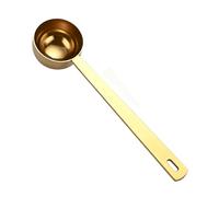 15ML Golden Stainless Steel Measuring Spoon,Coffee Scoop Golden,Table Spoon Measuring Scoop Gold for Coffee and Collagen Supplements