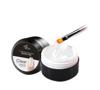 15ml Nail Extension & Shaping Gel - For Gel Nails, Sealing Formula, Includes Base Coat, Great for Home & Salon Use(Clear, One Size)