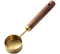 15ml Stainless Steel Coffee Scoop with Walnut Handle(C)