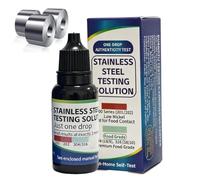 15ml Stainless Steel Detector, Quick Test Solution, Workshop Utility with Sturdy Layer, Kitchenware Check with Refined Panel, 2.68 * 0.98in Category, Portable Agent for Indoor Outdoor Lab Home