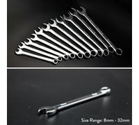 (15mm) 14mm - 32mm Metric Combination Spanners Open End & Ring Socket Wrench Hand Tools