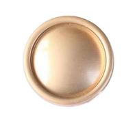 15mm/17mm/20mm/22mm/23mm/25mm/28mm/30mm Round Metal Buttons Sew-on Buttons, Gold, 25mm 6 Pcs