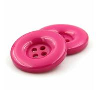 15mm 18mm 20mm 23.0mm 25mm 28mm 30mm 34.0mm 38mm 4 Hole Resin Round Buttons Black White Button Fit Sewing Scrapbooking DIY-03 Rose red-34.0mm 8pcs