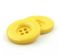 15mm 18mm 20mm 23.0mm 25mm 28mm 30mm 34.0mm 38mm 4 Hole Resin Round Buttons Black White Button Fit Sewing Scrapbooking DIY-01 yellow-28mm 14pcs