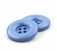15mm 18mm 20mm 23.0mm 25mm 28mm 30mm 34.0mm 38mm 4 Hole Resin Round Buttons Black White Button Fit Sewing Scrapbooking DIY-11 Sky blue-34.0mm 8pcs