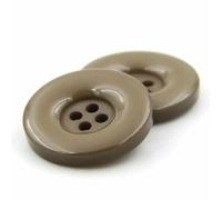 15mm 18mm 20mm 23.0mm 25mm 28mm 30mm 34.0mm 38mm 4 Hole Resin Round Buttons Black White Button Fit Sewing Scrapbooking DIY-17 Light brown-34.0mm 8pcs