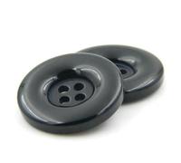 15mm 18mm 20mm 23.0mm 25mm 28mm 30mm 34.0mm 38mm 4 Hole Resin Round Buttons Black White Button Fit Sewing Scrapbooking DIY-20 black-28mm 14pcs