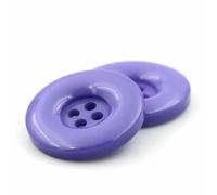15mm 18mm 20mm 23.0mm 25mm 28mm 30mm 34.0mm 38mm 4 Hole Resin Round Buttons Black White Button Fit Sewing Scrapbooking DIY-04 Light purple-34.0mm 8pcs