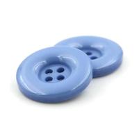 15mm 18mm 20mm 23.0mm 25mm 28mm 30mm 34.0mm 38mm 4 Hole Resin Round Buttons Black White Button Fit Sewing Scrapbooking DIY-11 Sky blue-28mm 14pcs