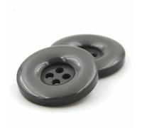 15mm 18mm 20mm 23.0mm 25mm 28mm 30mm 34.0mm 38mm 4 Hole Resin Round Buttons Black White Button Fit Sewing Scrapbooking DIY-19 grey-34.0mm 8pcs