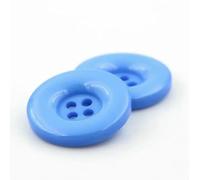 15mm 18mm 20mm 23.0mm 25mm 28mm 30mm 34.0mm 38mm 4 Hole Resin Round Buttons Black White Button Fit Sewing Scrapbooking DIY-12 Lake blue-28mm 14pcs