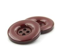 15mm 18mm 20mm 23.0mm 25mm 28mm 30mm 34.0mm 38mm 4 Hole Resin Round Buttons Black White Button Fit Sewing Scrapbooking DIY-15 Dark red-28mm 14pcs