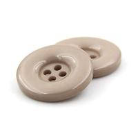 15mm 18mm 20mm 23mm 25mm 28mm 30mm 34mm 38mm 4 Hole Plastic Resin Round Buttons Black White Button Fit Sewing Scrapbooking DIY, 14 Beige,25mm 17Pcs