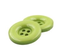 15mm 18mm 20mm 23mm 25mm 28mm 30mm 34mm 38mm 4 Hole Plastic Resin Round Buttons Black White Button for Sewing Scrapbooking DIY(09 Grass Green,23mm 20pieces)