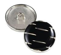 15mm 18mm 20mm 23mm Round Metal Suit Cufflinks (Silver, 18mm 6Pcs)