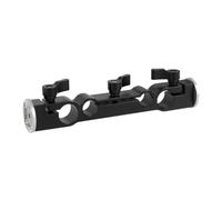 15mm 19mm Double Rod Clamp Adapter With Double M6 Rosette Mount For Camera Systems Camera Cage Rigs Clamp