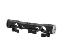 15mm 19mm Double Rod Clamp Adapter With Double Rosette Mount For Camera Systems Camera Cage Rigs Clamp Multifunction Accessory