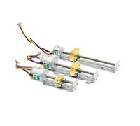 15mm/20mm 2-Phase 4-Wire Stepper electronic starter 35mm/ 55mm/ 80mm Stroke Linear Actuator Stepping Engine MQXFCZUX(C Stroke 80mm)