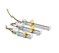 15mm/20mm Precision 2-phase 4-wire Stepping electronic starter Long Stroke Stepper Actuator Lead Screw Nut Slider DIY EKFBQBGW(C Stroke 80mm)