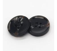 15mm 20mm Round Resin Horn Pattern Black Buttons for Sewing Vintage Men Suit Blazer Coat Windbreaker DIY Crafts (Color : Black, Size : 20mm 30pcs)
