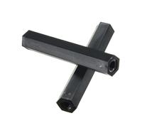 (15mm) 50Pcs M2 Nylon Hex Hexagonal Female Thread PCB Standoff Spacers 10/15/20/25mm