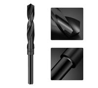 15mm 80mm High-Speed Steel Drill Bit Hss4241 Metal Steel Aluminum - 150mm Cutting for Length Depth Grade Round Shank Oxidation-Treated Industrial 10mm