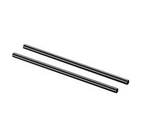 15mm Aluminum Camera Rails Extension Rod For DSLR Shoulder Mount Inner Thread Rods 2pcs Quick Release Base For Camera Rigs