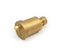 15mm Automatic Brass Bottle-Style Air Vent, Compression Release Valve