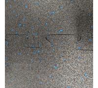 (15mm, Blue Fleck) Interlocking Rubber Gym Mats - Tiles