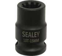 15mm Brake Caliper Socket - 1/2" Sq Drive - 10-Point Profile - for VAG Vehicles Loops Multi One Size
