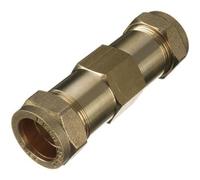 15mm Brass Compression Repair Coupling