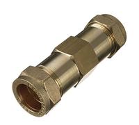 15mm Brass Compression Repair Coupling - Bag of 2