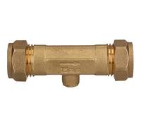 15mm Brass Double Check Valve One-Way Non-Return Compression Fittings WRAS