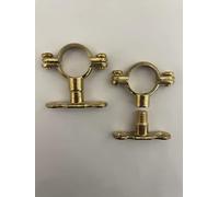 15mm Brass Munsen Ring & Back Plate - Pack of 2 - TNJ Pipe Clips ®