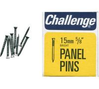 15mm Bright Panel Pins Steel Nail Fasteners, 40G, Challenge Bright Panel Pins