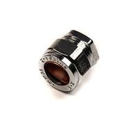15mm Compression End Stop Stopend Cap Chrome